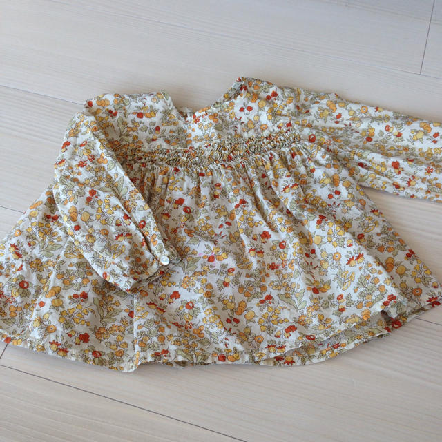 Bonpoint(ボンポワン)のボンポワン♥ブラウス18M キッズ/ベビー/マタニティのキッズ服女の子用(90cm~)(その他)の商品写真