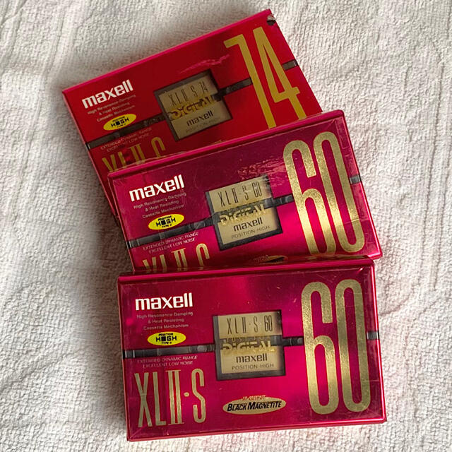 【希少】MAXELL XLII-S 60/74 ハイポジション カセットテープ