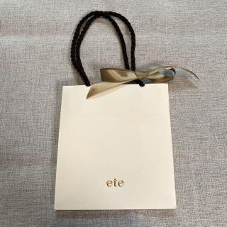 エテ(ete)のete🌿ショッパー(ショップ袋)