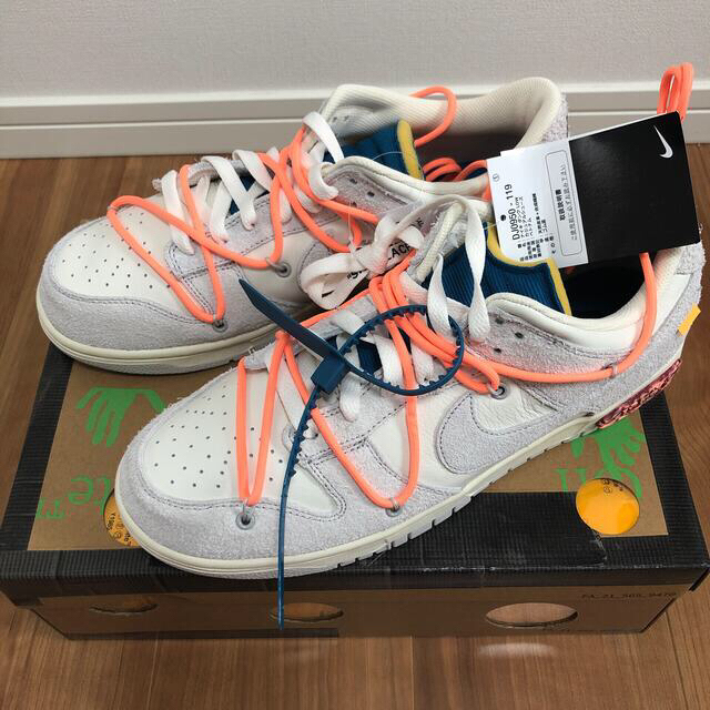 28.5cm Nike × off-white Dunk low 19