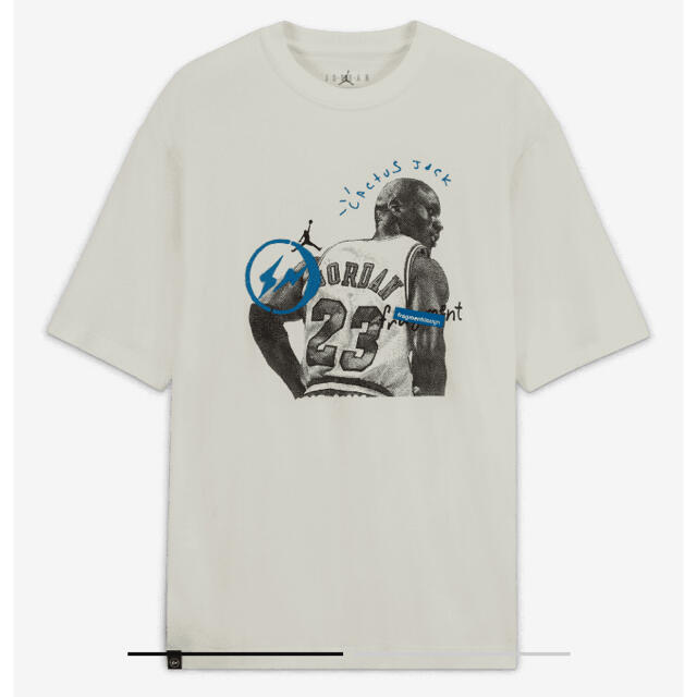 NIKE Travis Scott fragment Tシャツ 白 サイズL