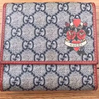 グッチ(Gucci)の【美品、箱付き】GUCCI グッチ  財布　折り財布　ブランド財布(折り財布)