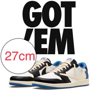 ナイキ(NIKE)のTravis ScottxFragmentxNIKE AIR JORDAN 1 (スニーカー)