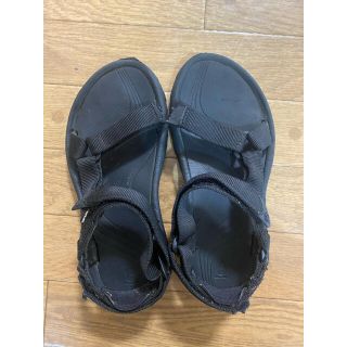 テバ(Teva)のteva テバ　ハリケーン　黒　24cm(サンダル)