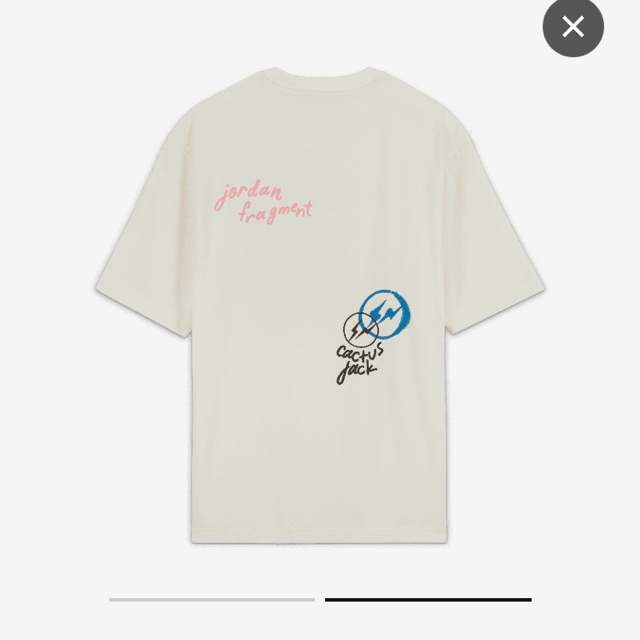 FRAGMENT(フラグメント)のNIKE 値引きしました　ジョーダン　× トラヴィス　スコット　× フラグメント メンズのトップス(Tシャツ/カットソー(半袖/袖なし))の商品写真