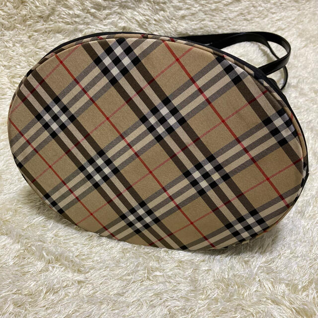 BURBERRYバーバリーブルーレーベルバケツ型トートバッグノバチェック 美品 BURBERRYバーバリーブルーレーベルバケツ型トートバッグノバチェック 美品