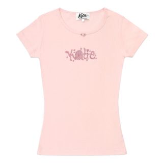 ケイティー(Katie)のkatie GLITTER LOGO tee(Tシャツ(半袖/袖なし))