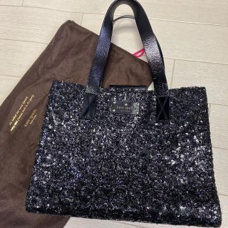 ケイトスペードニューヨーク(kate spade new york)のケイトスペード　♤ スパンコールバッグ　トートバッグ(ハンドバッグ)