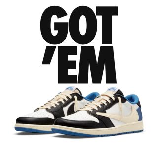 ナイキ(NIKE)のTravis Scott Fragment Nike Air Jordan 1(スニーカー)