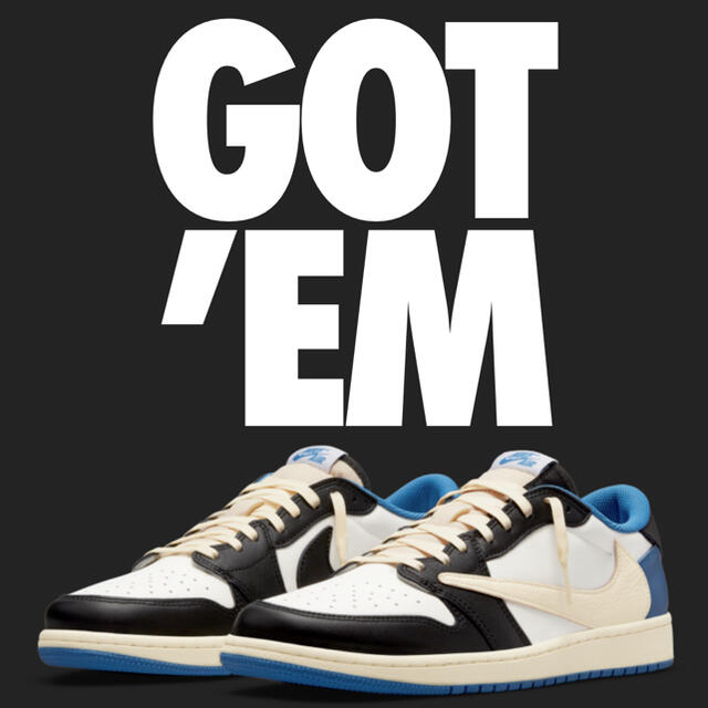 NIKE(ナイキ)のTRAVIS SCOTT FRAGMENT NIKE AIR JORDAN 1 メンズの靴/シューズ(スニーカー)の商品写真