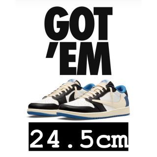 ナイキ(NIKE)のTravis Scott x Fragment low nike 24.5cm(スニーカー)