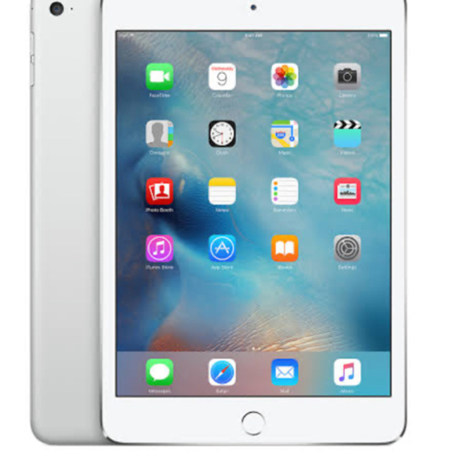 美品 iPad mini4 silver 32GB simフリー　セルラーモデル