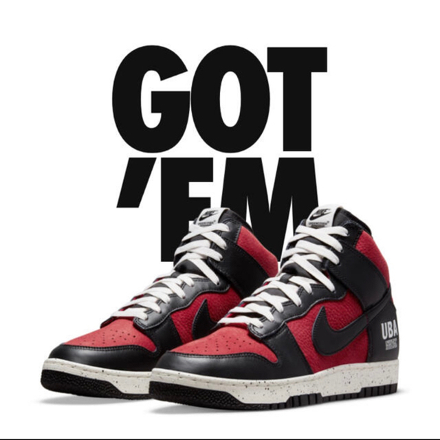 メンズNike Dunk High 1985 × Undercover Gym Red