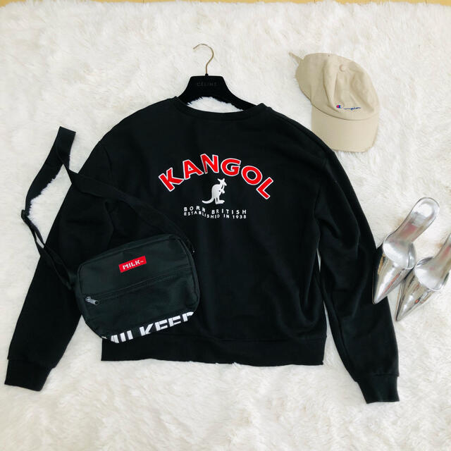 【WEB限定】KANGOL ×GYDA BIGロゴ プルオーバー トレーナー