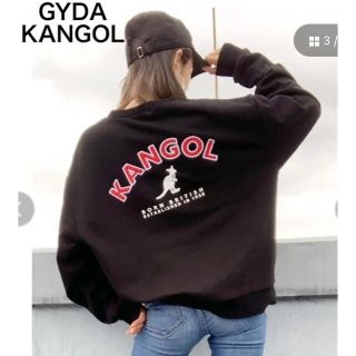 ジェイダ(GYDA)の【WEB限定】KANGOL ×GYDA BIGロゴ プルオーバー トレーナー(トレーナー/スウェット)