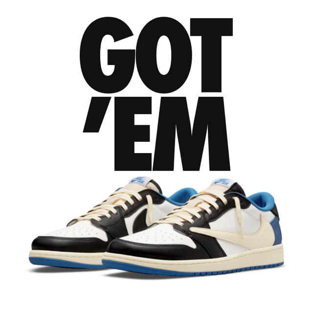 Travis Scott fragment Air Jordan 1 Low