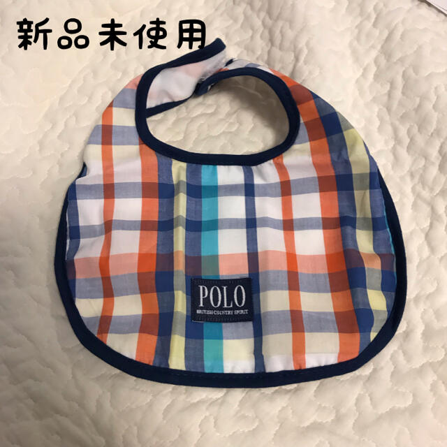 POLO RALPH LAUREN(ポロラルフローレン)の【新品未使用】POLO スタイ　防水加工 キッズ/ベビー/マタニティのこども用ファッション小物(ベビースタイ/よだれかけ)の商品写真