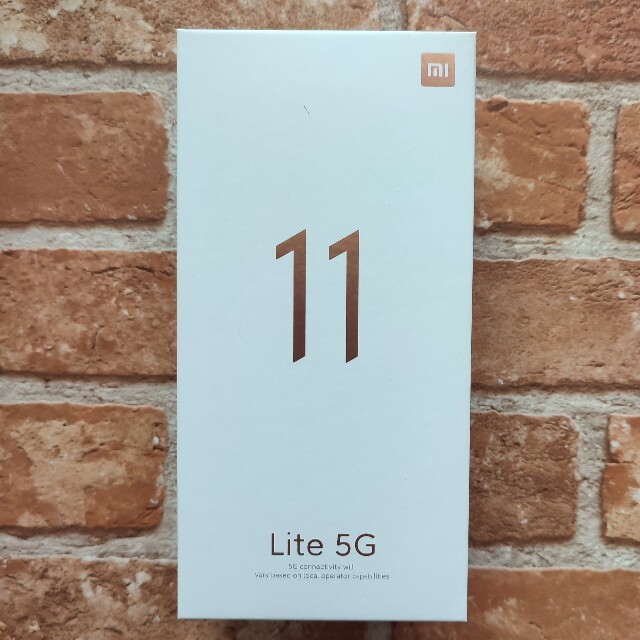 Xiaomi Mi 11 Lite 5G 6+128GB SIMフリースマートフォン/携帯電話