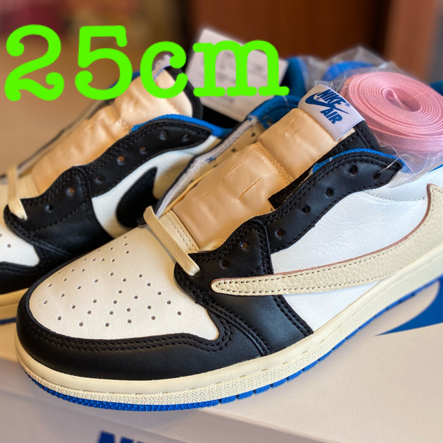 品質は非常に良い - NIKE NIKE Fragment x Scott Travis エアジョーダン1 スニーカー 品質は非常に良い - NIKE NIKE Fragment x Scott Travis エアジョーダン1 スニーカー