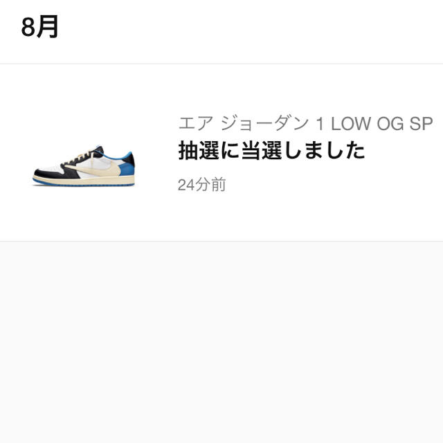 NIKE エアジョーダン1  Travis Scott x Fragment