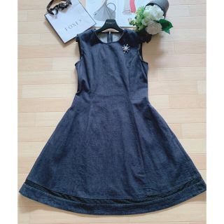 FOXEY - フォクシーインディゴドレス 美品 40(rene)の通販 by mimi♡⃛