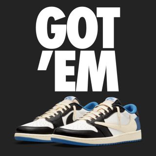 ナイキ(NIKE)のエア ジョーダン 1 LOW Travis Scott ×Fragment(スニーカー)