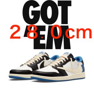 ナイキ(NIKE)のTravis Scott x Fragment Air Jordan 1 low(スニーカー)