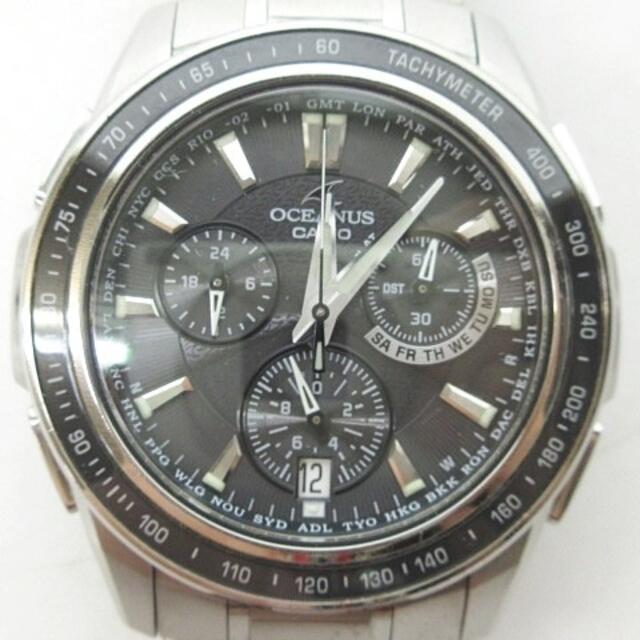 カシオ OCW-S1050 オシアナス 腕時計 クロノグラフ タフソーラー 電波