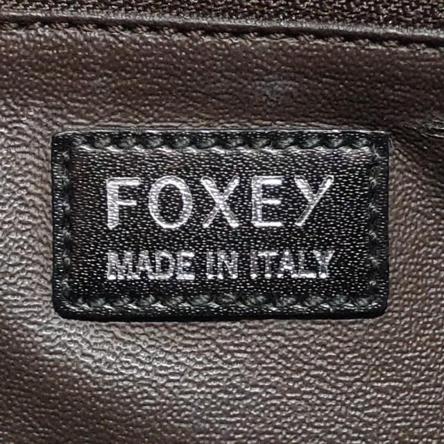 FOXEY(フォクシー)のフォクシー ハンドバッグ - 黒 レザー レディースのバッグ(ハンドバッグ)の商品写真