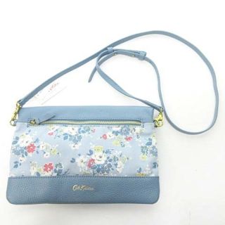 キャスキッドソン(Cath Kidston)のキャスキッドソン レザーフォールドオーバー クラッチ ソリッド ショルダーバッグ(ショルダーバッグ)