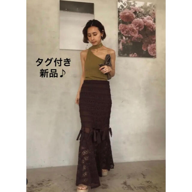Ameri VINTAGE - 新品【AMERI VINTAGE】MEDI KNOT RIBBON SKIRT Ameri VINTAGE - 新品【AMERI VINTAGE】MEDI KNOT RIBBON SKIRT