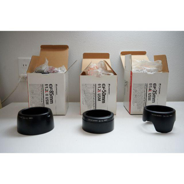 canon 単焦点レンズセット 35mm 50mm 85mm　極美品