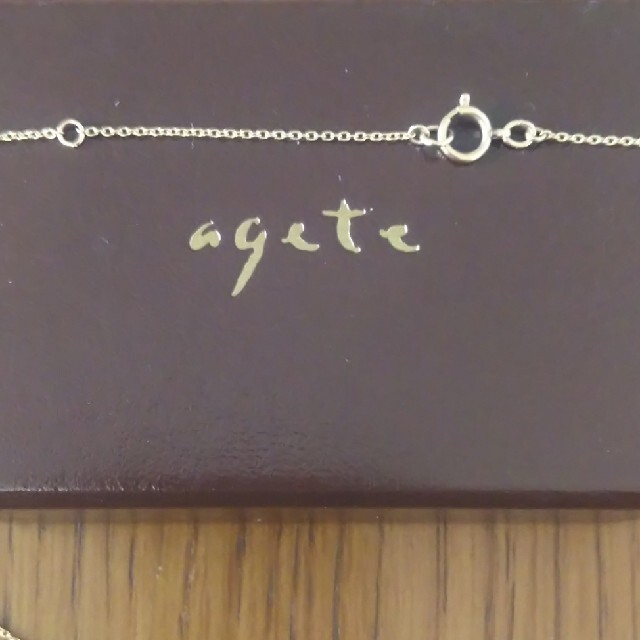 agete(アガット)のsupy様専用ページです！ agete  ネックレス  エメラルド  K10 レディースのアクセサリー(ネックレス)の商品写真