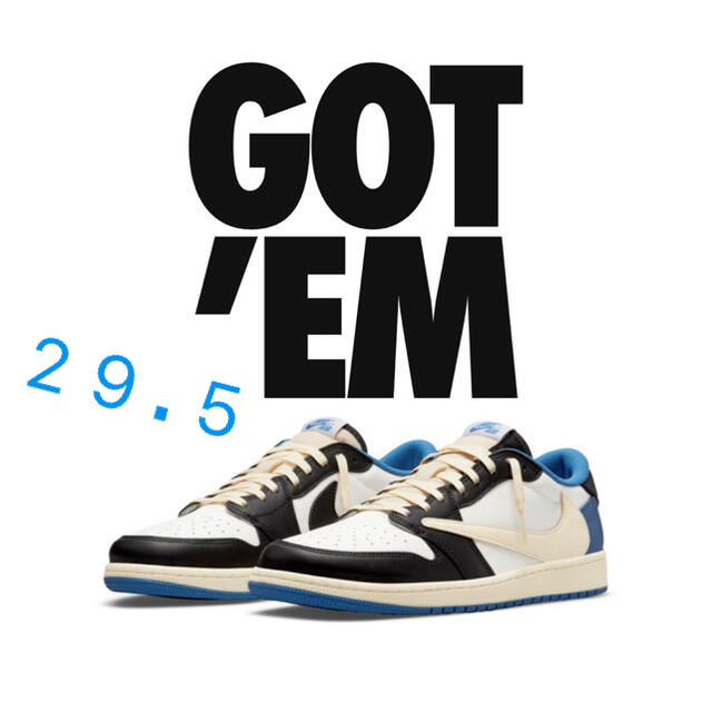 AIR JORDAN1 LOW TRAVIS SCOTT × FRAGMENT