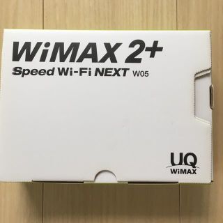 エーユー(au)のWiMAX2+ Speed Wi-Fi NEXT w05(その他)