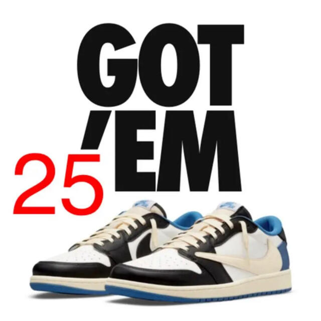 Travis Scott Fragment Air Jordan 1 LOW