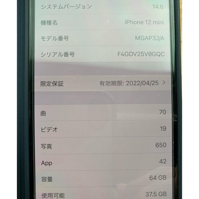 iPhone 12 mini ブルー 64 GB SIMフリー