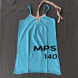 エムピーエス(MPS)のMPS 子供 女の子 チュニック ワンピース キャミワンピース ドット 140(Tシャツ/カットソー)