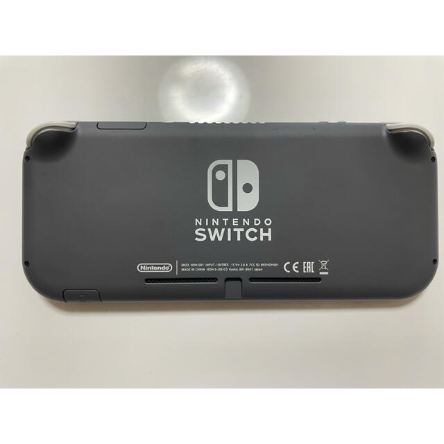 Nintendo Switch(ニンテンドースイッチ)のNintendo Switch Liteグレー　ケース付き エンタメ/ホビーのゲームソフト/ゲーム機本体(家庭用ゲーム機本体)の商品写真