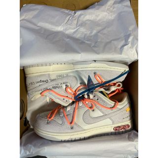 オフホワイト(OFF-WHITE)のNIKE Off-White DUNK 限定アクセス 27.0(スニーカー)