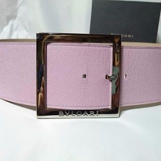 ブルガリ(BVLGARI)の正規未 希少 BVLGARI スクエア立体バックルレディースベルト 90(ベルト)