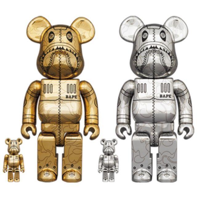 BE@RBRICK SORAYAMA BAPE SHARK1000% 400％  エンタメ/ホビーのフィギュア(その他)の商品写真