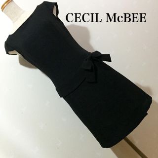 セシルマクビー(CECIL McBEE)のCECIL McBEE ジャガード織り ワンピース(ひざ丈ワンピース)