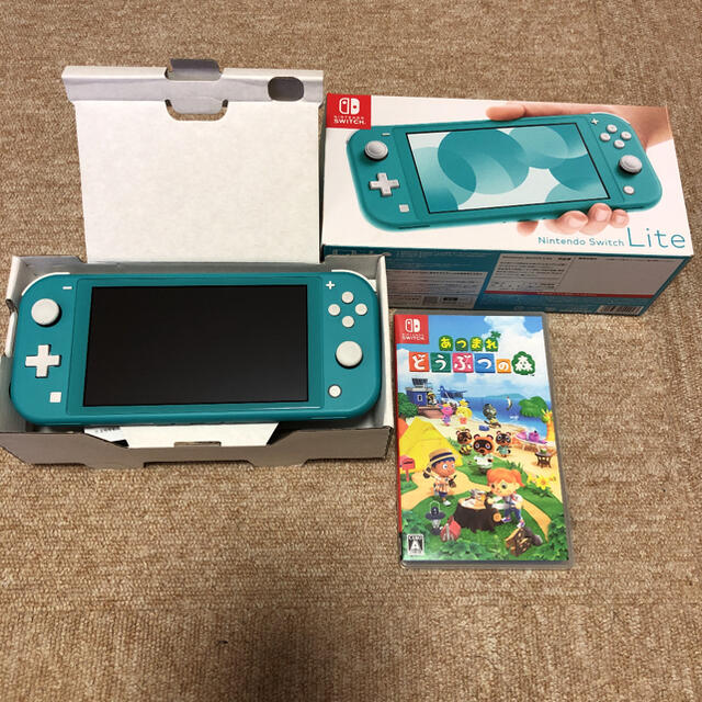 ニンテンドースイッチライト　あつまれどうぶつの森　セット