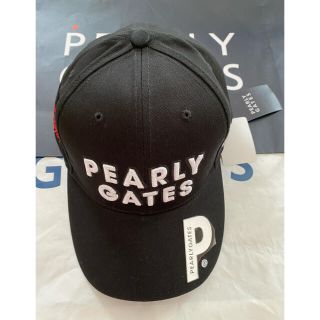 パーリーゲイツ(PEARLY GATES)のパーリーゲイツ  男女兼用キャップブラック(キャップ)