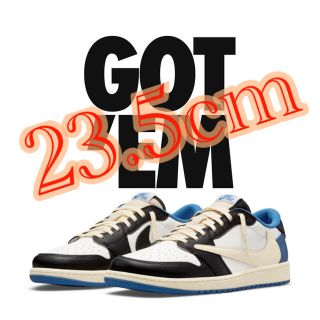 ナイキ(NIKE)のエアジョーダン1 Low トラヴィススコット 23.5(スニーカー)