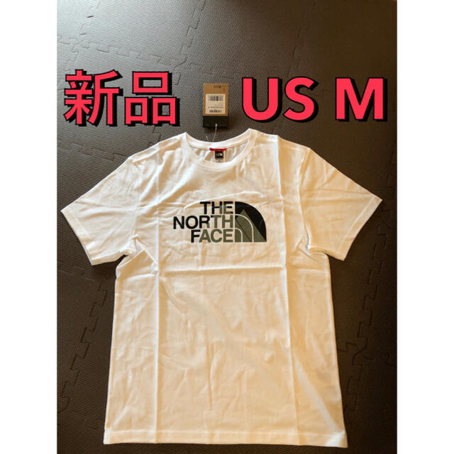 THE NORTH FACE(ザノースフェイス)の海外限定　新品　ノースフェイス　メンズTシャツ　ハーフドーム　白　ホワイト　M メンズのトップス(Tシャツ/カットソー(半袖/袖なし))の商品写真