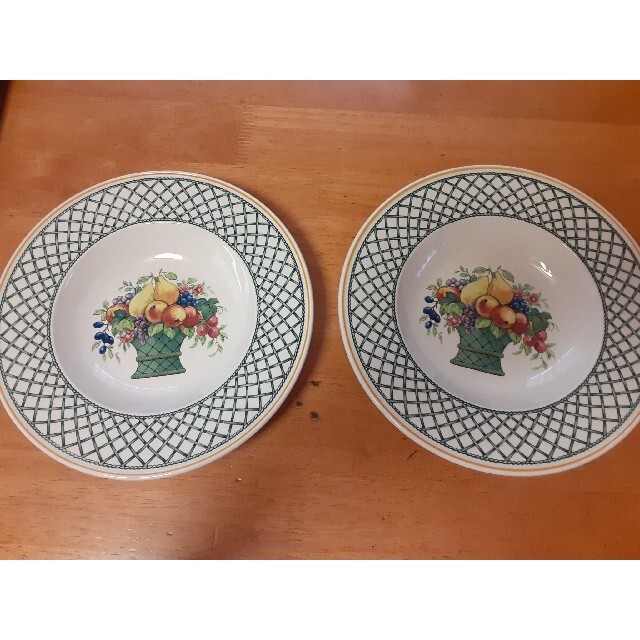 【値下げ　美品】ビレロイ＆ホッホのスープ皿　２枚