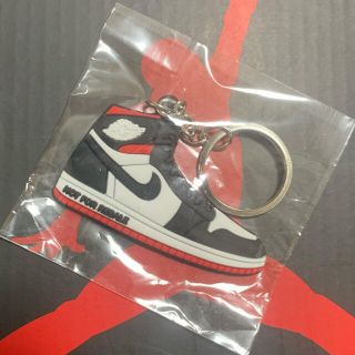 ナイキ(NIKE)のエアジョーダン1 Not For Resale 黒赤 キーホルダー(キーホルダー)