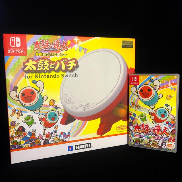 太鼓の達人 太鼓とバチ セット Nintendo Switchば～じょん!